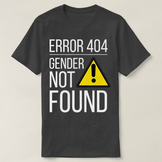 Geschlecht nicht gefunden Agender Non-Binary Gay Q T-Shirt (Design vorne)