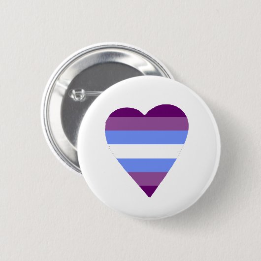 Geschlecht - Nicht konforme Herztaste Button (Vorne & Hinten)