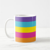 Geschlecht Nichtbinäre Pride-Flagge Kaffeetasse (Links)