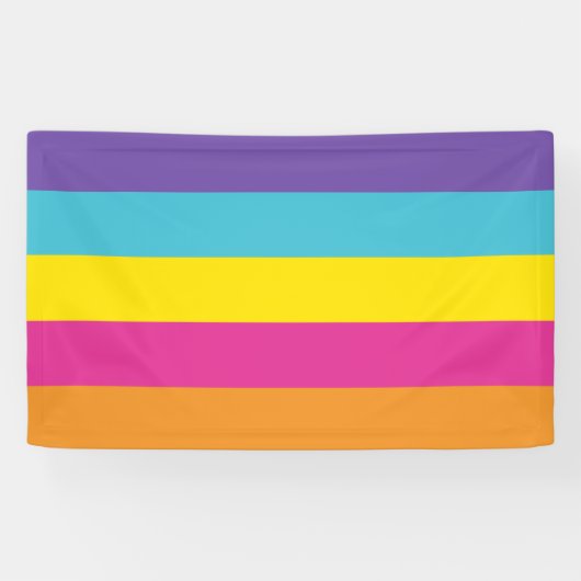 Geschlecht - Nichtbinärer Stolz Banner (Horizontal)