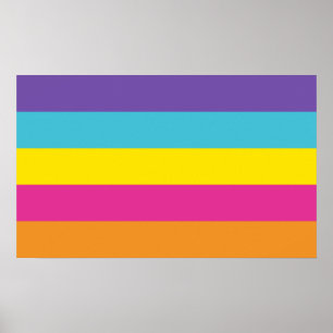 Geschlecht - Nichtbinärer Stolz Poster