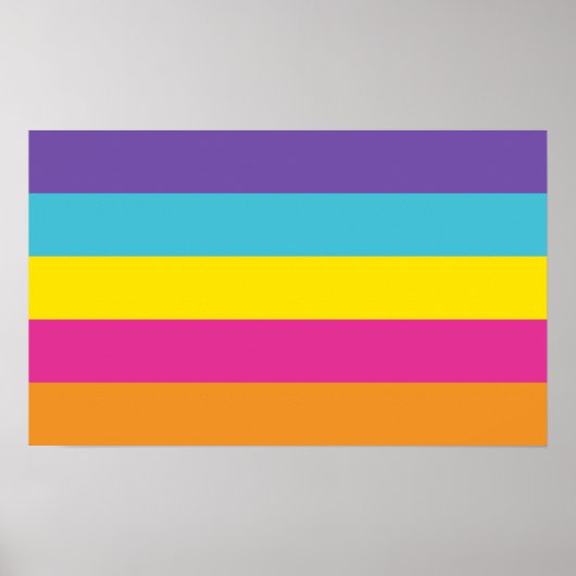 Geschlecht - Nichtbinärer Stolz Poster (Vorne)