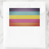 Geschlecht - Nichtbinärer Stolz Rechteckiger Aufkleber (Tasche)