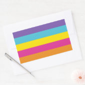 Geschlecht - Nichtbinärer Stolz Rechteckiger Aufkleber (Umschlag)