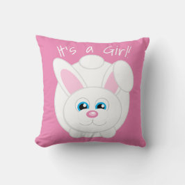 Geschlecht Niedlicher Cartoon Bunny Pink Throw Kis Kissen