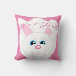 Geschlecht Niedlicher Cartoon Bunny Pink Throw Kis Kissen