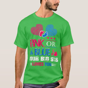 Geschlecht offen Rosa oder Blau Ihre großen Sis-Li T-Shirt