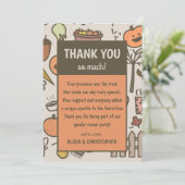 Geschlecht offenbaren Dankbarkeit Karten Kürbis ni (Stehend Vorderseite)