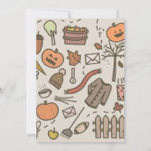 Geschlecht offenbaren Dankbarkeit Karten Kürbis ni (Rückseite)