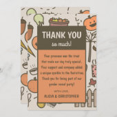 Geschlecht offenbaren Dankbarkeit Karten Kürbis ni (Vorne/Hinten)