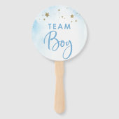 Geschlecht offenbart Abstimmungsfan Twinkle Twinkl Fächer (Rückseite)