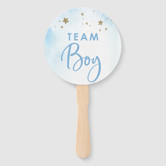 Geschlecht offenbart Abstimmungsfan Twinkle Twinkl Fächer (Rückseite)