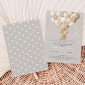 Geschlecht offenbart Bärenneutrale geschmolzene Fa Einladung