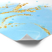 Geschlecht offenbart Begrüßungszeichen oh Baby pin Poster (Ecke)