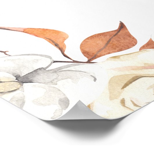 Geschlecht offenbart Blush Pink und Navy-Voting-Bo Poster (Ecke)