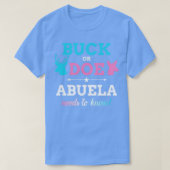 Geschlecht offenbart buck oder doe abuela passend T-Shirt (Design vorne)