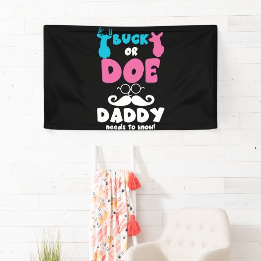 Geschlecht offenbart Buck oder tut Daddy Matching  Banner (Insitu)