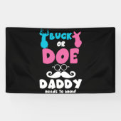 Geschlecht offenbart Buck oder tut Daddy Matching  Banner (Horizontal)