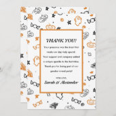 Geschlecht offenbart dank Karten Oktober Muster (Vorne/Hinten)