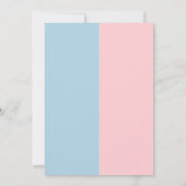 Geschlecht offenbart Dankbarkeit Karten Junge oder (Rückseite)