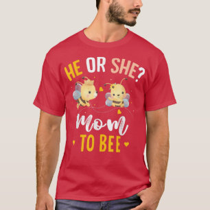 Geschlecht offenbart, dass die Mama dem Party der T-Shirt