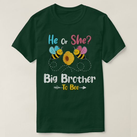 Geschlecht offenbart, dass er oder sie ein großer T-Shirt (Design vorne)