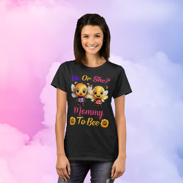 Geschlecht offenbart, dass er oder sie Mami weibli T-Shirt