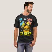 Geschlecht offenbart, dass er oder sie sich schüch T-Shirt (Vorne ganz)