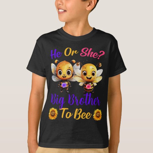 Geschlecht offenbart, dass sie Big Brother zu sein T-Shirt (Vorderseite)