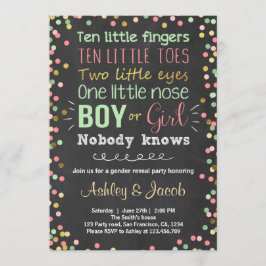 Geschlecht offenbart Einladung Green Coral Boy ode