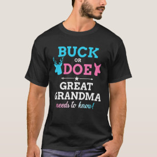 Geschlecht offenbart Fehler oder tut große Oma Übe T-Shirt