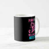 Geschlecht offenbart Fischen rosa oder blau willko Kaffeetasse (VorderseiteRechts)