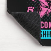 Geschlecht offenbart Fischen rosa oder blau willko Mousepad (Ecke)