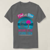 Geschlecht offenbart Fischen rosa oder blau willko T-Shirt (Design vorne)