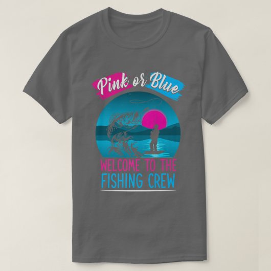 Geschlecht offenbart Fischen rosa oder blau willko T-Shirt (Design vorne)