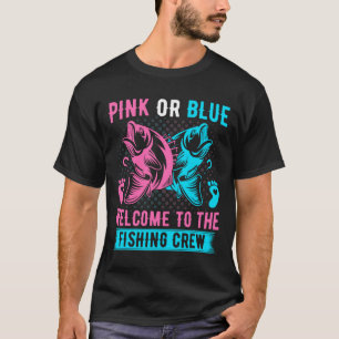 Geschlecht offenbart Fischen rosa oder blau willko T-Shirt