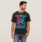 Geschlecht offenbart Fischen rosa oder blau willko T-Shirt (Vorne ganz)
