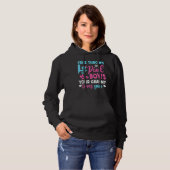 Geschlecht offenbart freie Pfeile oder rosa Bögen Hoodie (Vorne ganz)