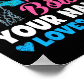 Geschlecht offenbart freie Pfeile oder rosa Bögen  Poster (Ecke)