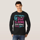 Geschlecht offenbart freie Pfeile oder rosa Bögen  T-Shirt (Vorne ganz)