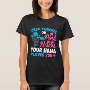 Geschlecht offenbart freie Pfeile oder rosa Bögen  T-Shirt