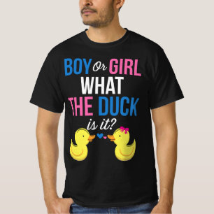 Geschlecht offenbart Junge oder Mädchen, was die E T-Shirt