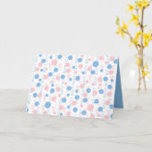 Geschlecht offenbart Karte für Junge (Gelbe Blume)