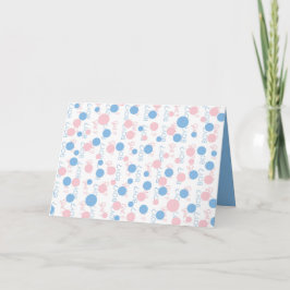 Geschlecht offenbart Karte für Junge