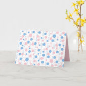 Geschlecht offenbart Karte für Mädchen (Gelbe Blume)