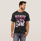 Geschlecht offenbart Mamaw sagt Mädchen Matching F T-Shirt (Vorne ganz)