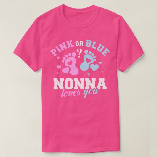 Geschlecht offenbart Nonna Oma T-Shirt (Design vorne)