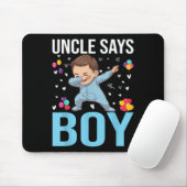 Geschlecht offenbart Onkel sagt Boy Matching Famil Mousepad (Mit Mouse)