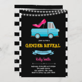 Geschlecht offenbart Party Einladung (Vorne/Hinten)