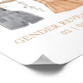 Geschlecht offenbart Party, Er oder sie, Willkomme Poster (Ecke)